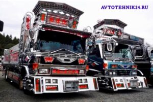 Диагностика японских грузовиков на выезде